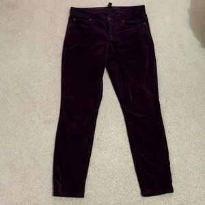 GAP Women’s Deep Purple Corduroy Trousers
